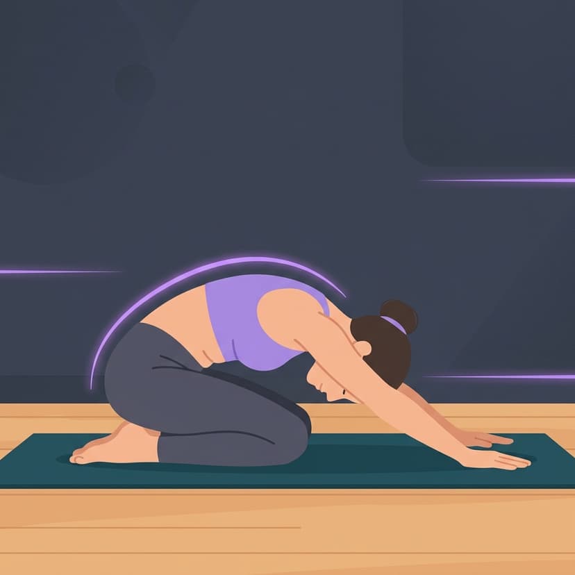 Child's Pose exercise illustration