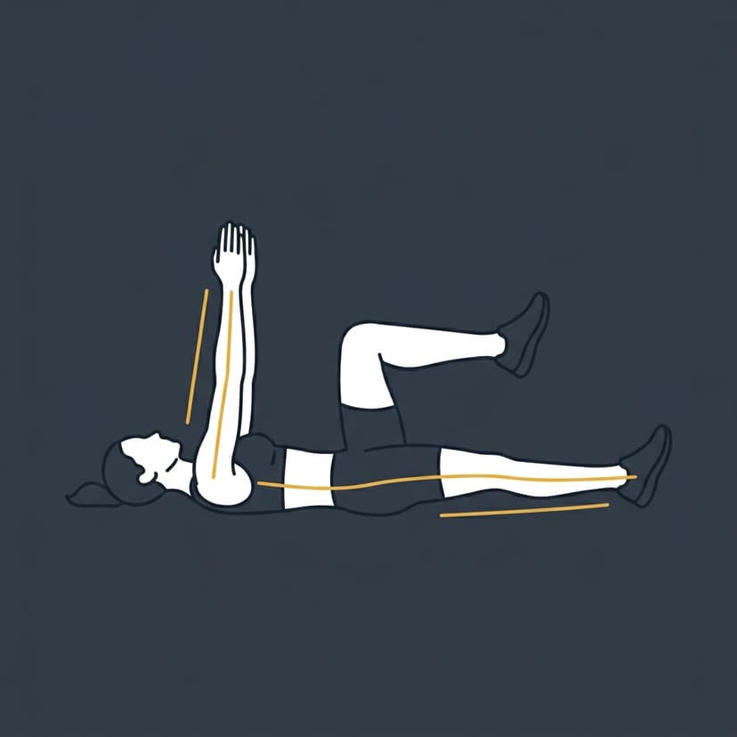 Dead Bug exercise illustration