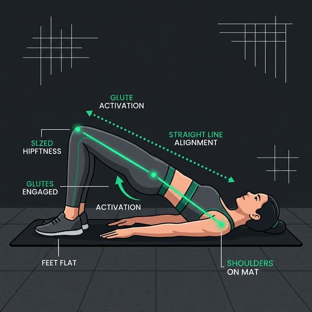 Glute Bridge illustration