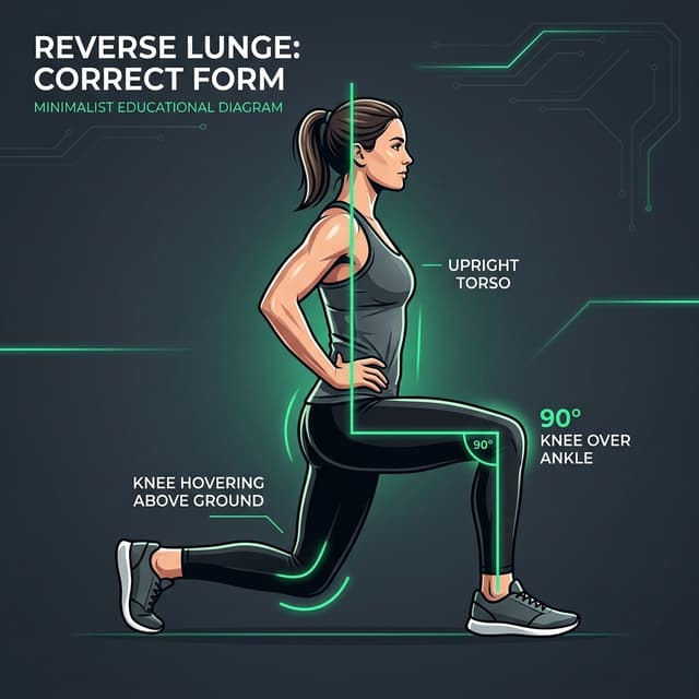 Reverse Lunge illustration